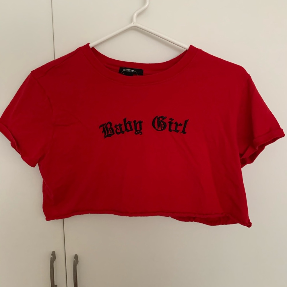 Baby Girl Cropped Tee